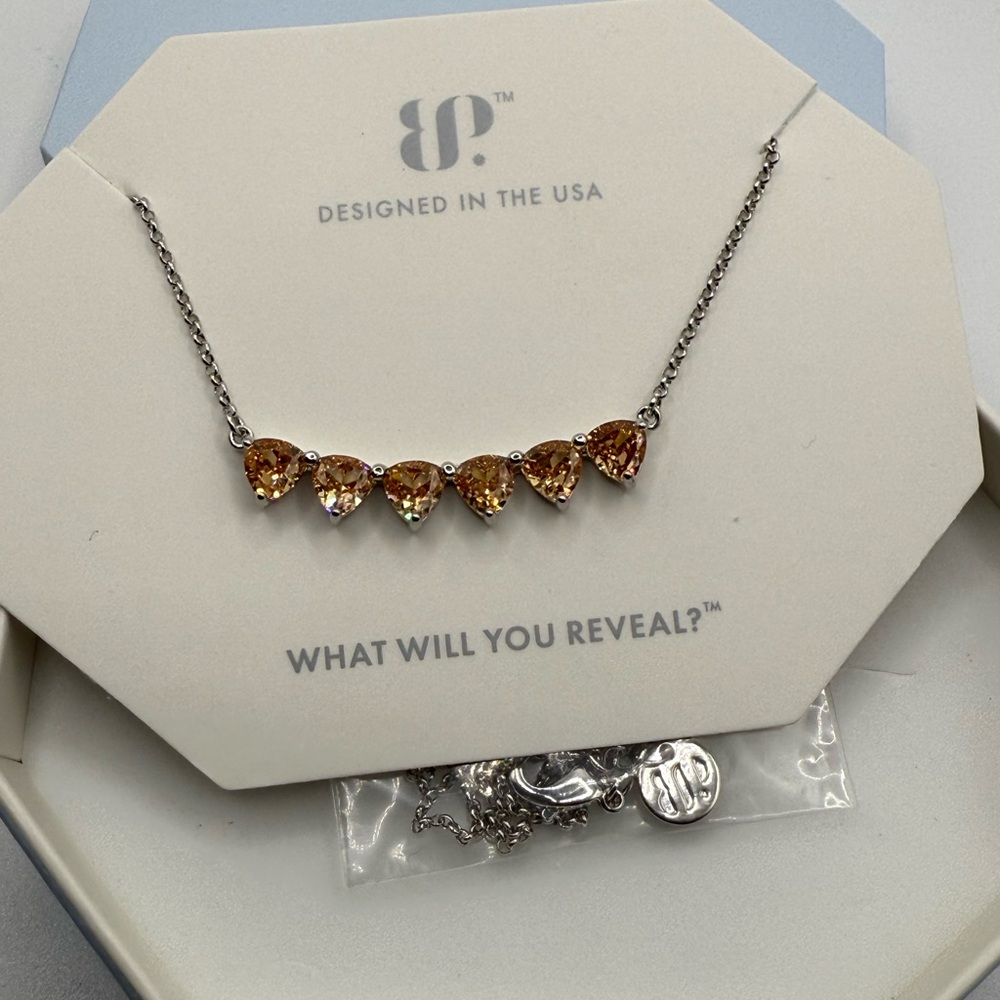 Classic Statements- Topaz CZ Necklace